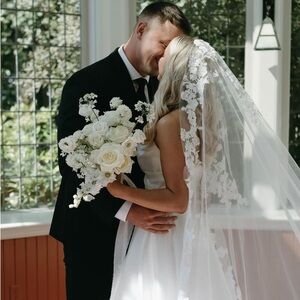 Beautiful Cathedral Length Veil